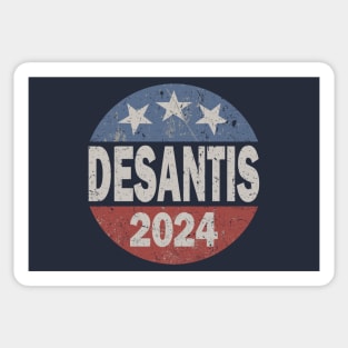 Vintage & Distressed DeSantis For President In 2024 Sticker